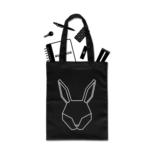 Kirju Bunny Tote Black