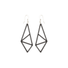Kirju Comb Earrings Black