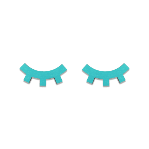 Kirju Eyelash puidust kõrvarõngad - Image 7