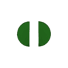 Kirju Moon Earrings Green