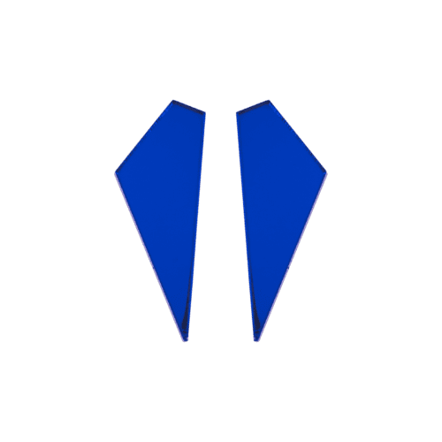 Kirju Shard Earrings Dark Blue