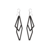 Kirju Wing Earrings Black