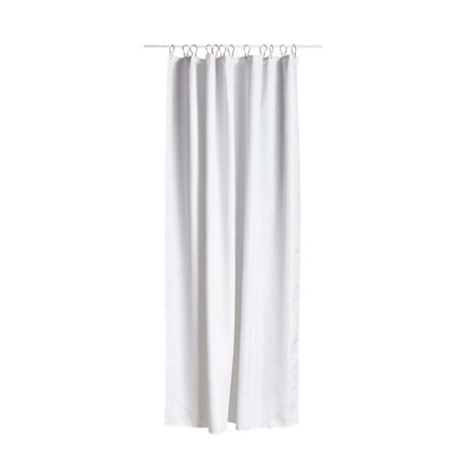 Zone Lux Shower Curtain White