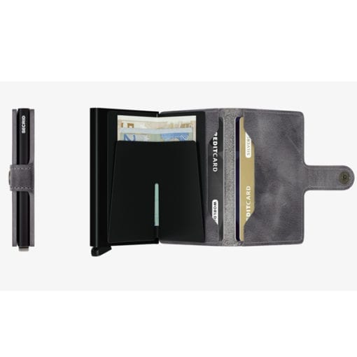 Secrid Miniwallet Vintage Grey-Black - Image 2
