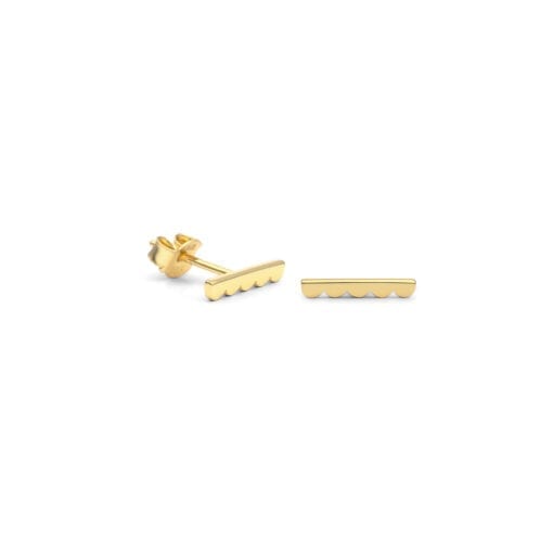 Kirju Wave Earrings Gold