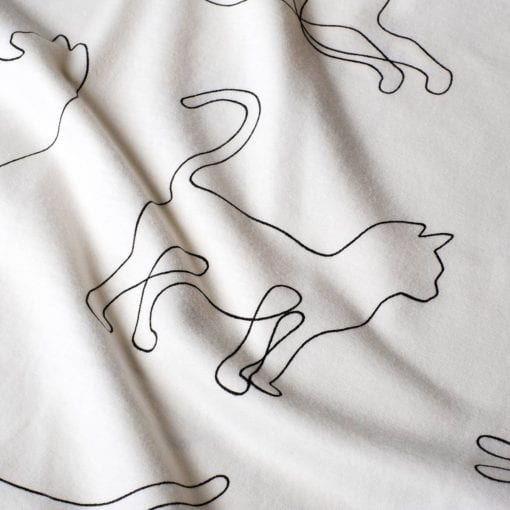 Dedicated T-shirt Visby Cat Lines - Image 3