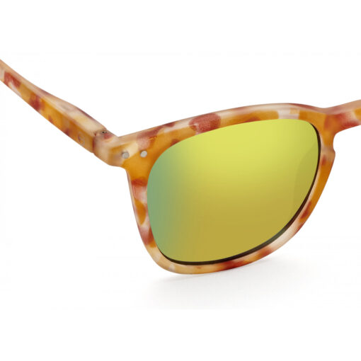 Izipizi #E SUN – Päikeseprillid Yellow Tortoise Mirror - Image 3