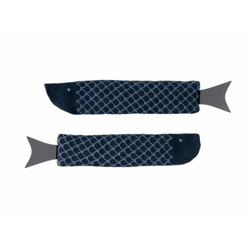 Fish Socks Navy Blue