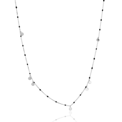 Aran Nuit Silver Necklace
