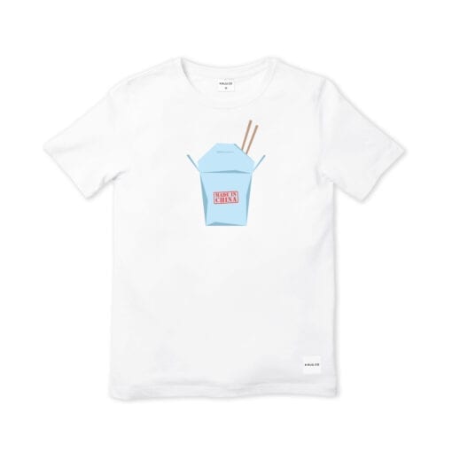 Kirju Organic "Made in China" Tshirt White