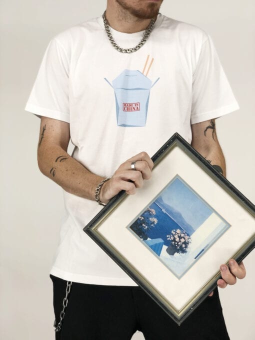 Kirju Organic "Made in China" Tshirt White - Image 4