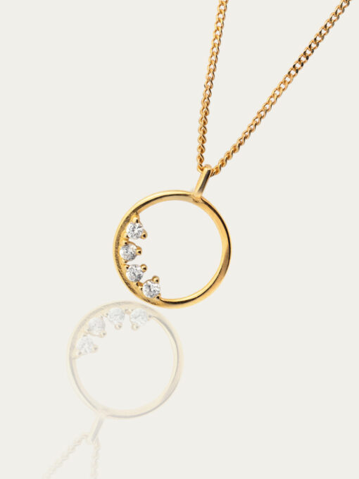 Aran Radiant Gold Necklace - Image 2