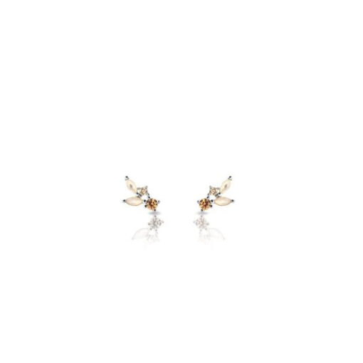 Aran Cloud Silver Earrings