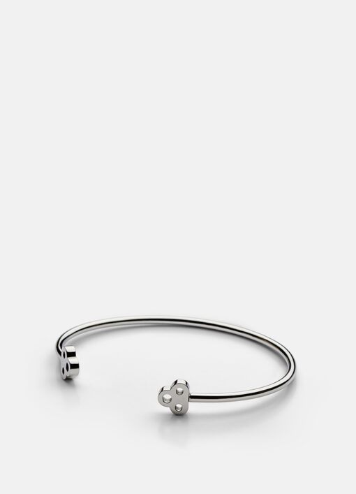 Skultuna Open Key Cuff Polished Steel - Image 3