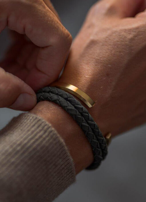 Skultuna Icon Cuff Rose Gold Plated - Image 3