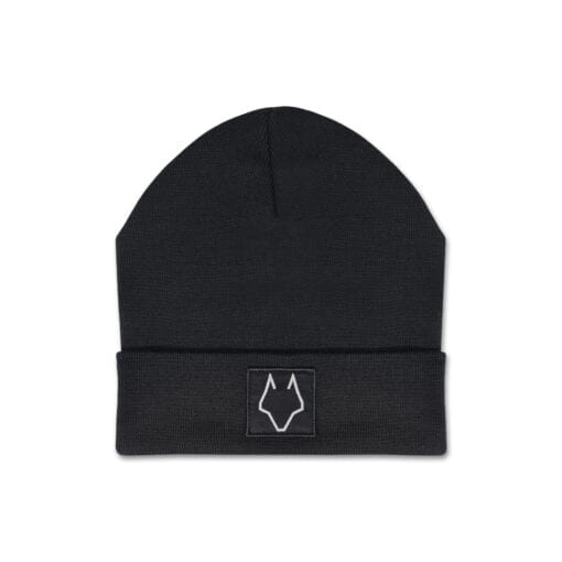 Kirju Wolf Beanie Black