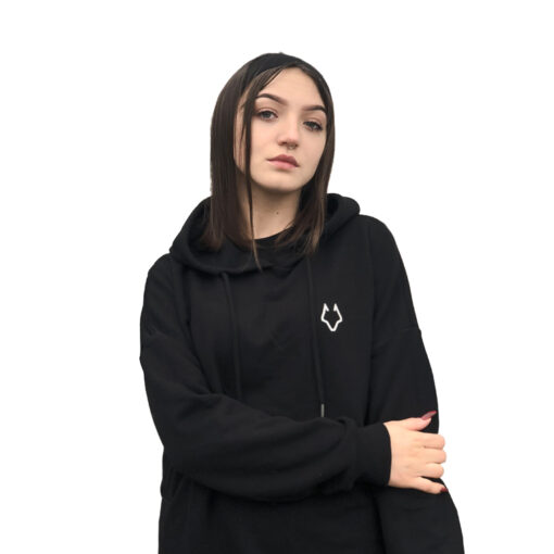 Kirju "Wolf" Hoodie Black