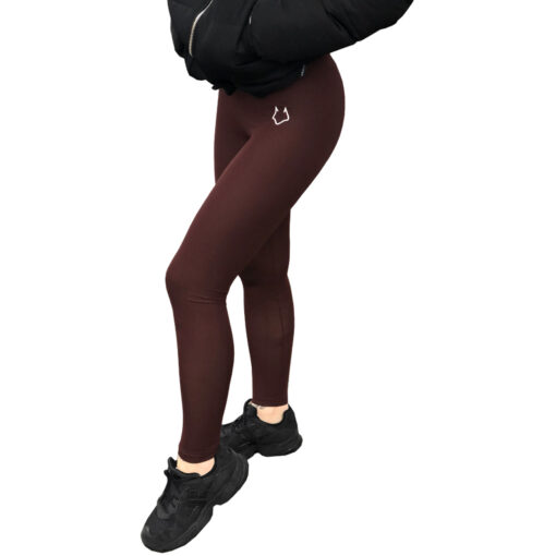 Kirju "Wolf" Leggings Burgundy Brown