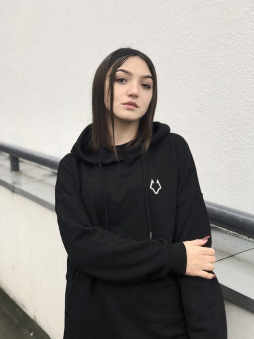 Kirju "Wolf" Hoodie Black - Image 6