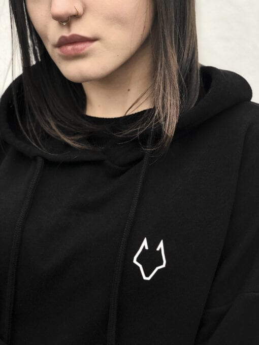 Kirju "Wolf" Hoodie Black - Image 5