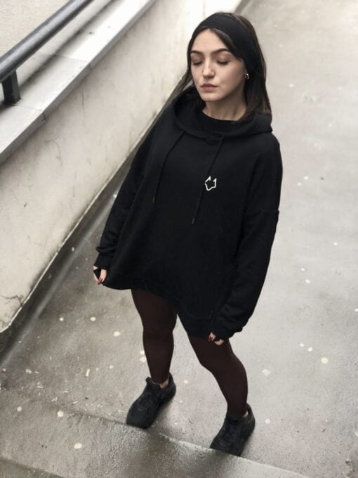 Kirju "Wolf" Hoodie Black - Image 4