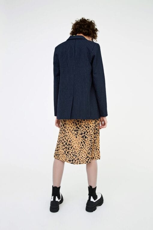 Won Hundred Linda Pinstripe Blazer Navy Pinstripe - Image 4