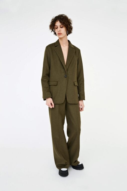 Won Hundred Lola Blazer Teak Melange - Image 4