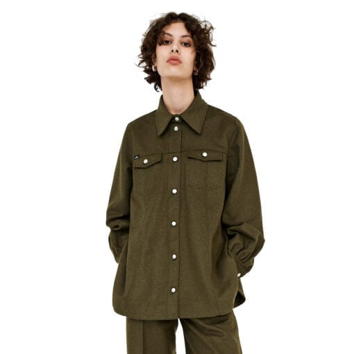 Won Hundred Odette Overshirt Teak Melange