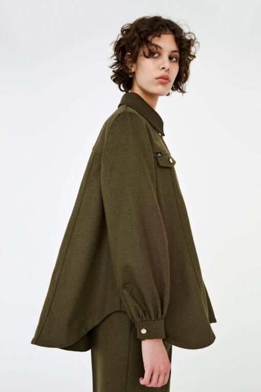Won Hundred Odette Overshirt Teak Melange - Image 2