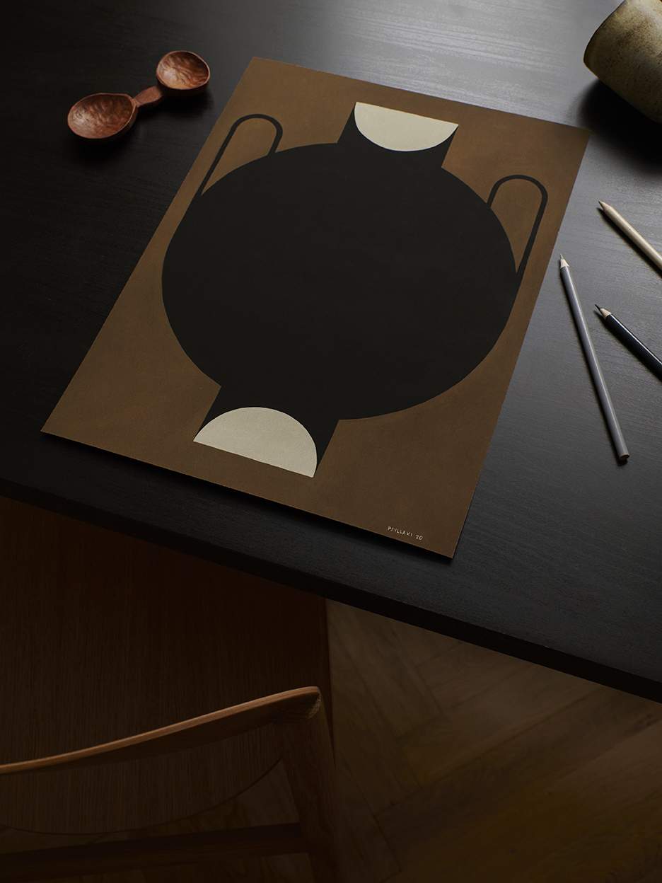 The Poster Club - Silhouette Of A Vase 11, 50x70 - Image 2