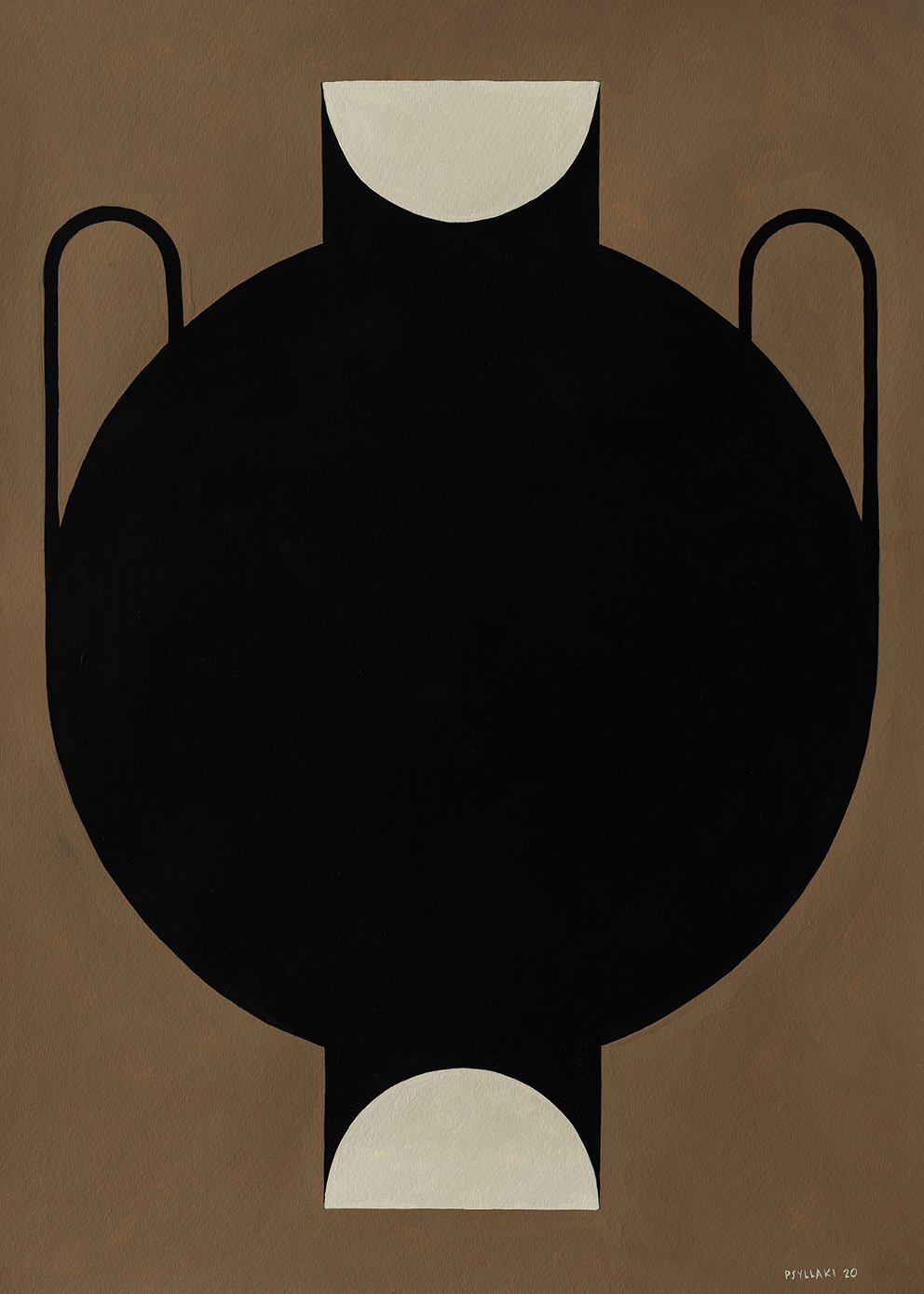 The Poster Club - Silhouette Of A Vase 11, 50x70 - Image 4