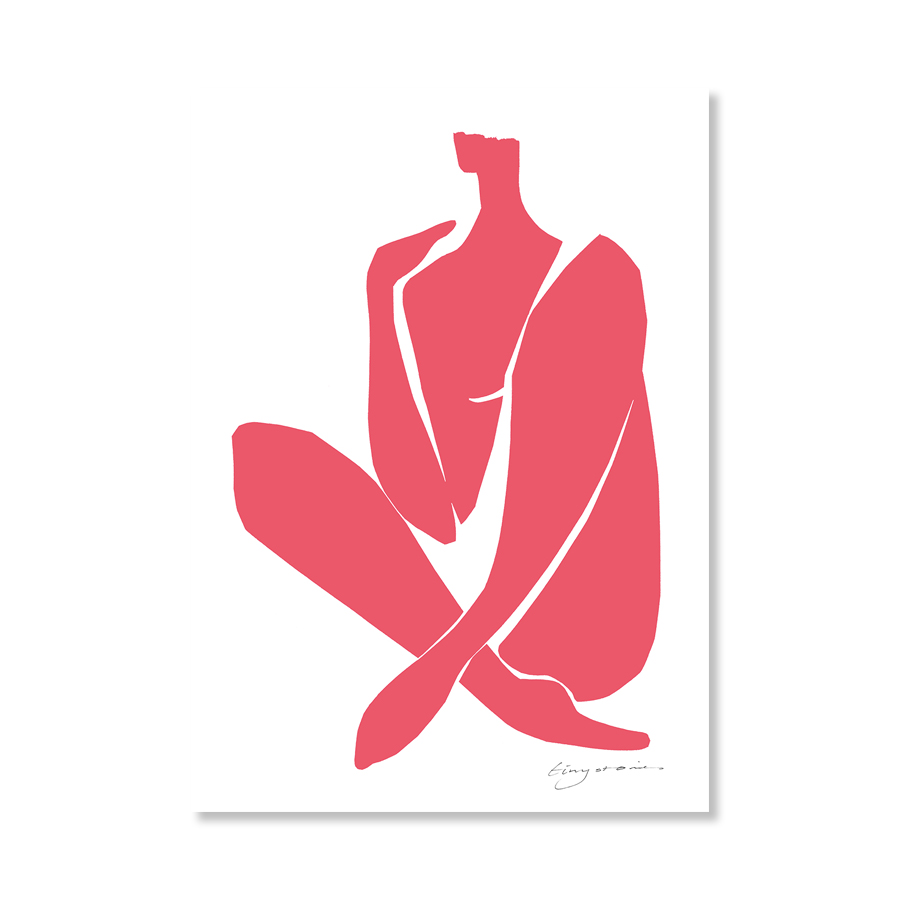 The Poster Club - Pink Intimacy, 30x40