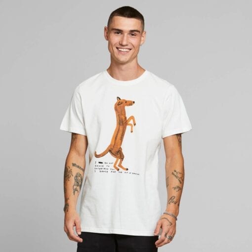 Dedicated T-shirt Stockholm Do Not Dance Off-White - Image 2