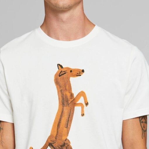Dedicated T-shirt Stockholm Do Not Dance Off-White - Image 3