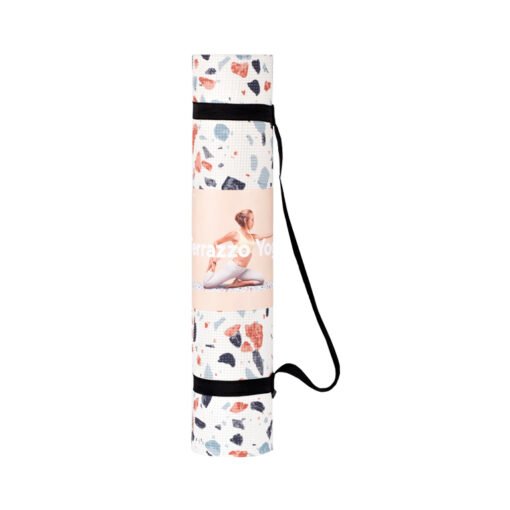 DOIY Yoga Mat Terrazzo White
