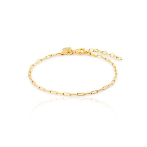 Aran Thin Gold Bracelet