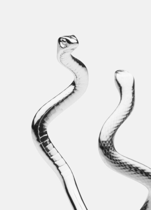 Skultuna Snake Cuff Polished Steel - Image 2