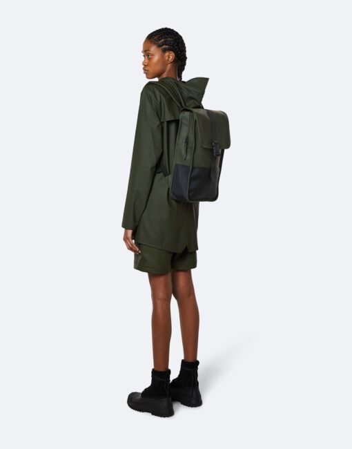 Rains Buckle Backpack Mini Green - Image 5