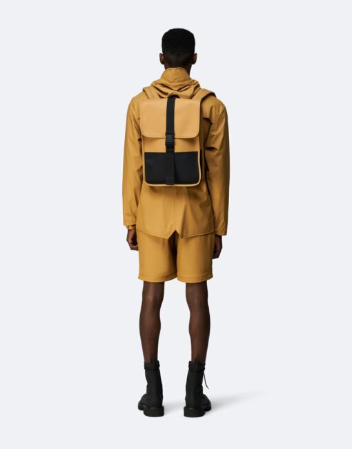 Rains Buckle Backpack Mini Khaki - Image 2