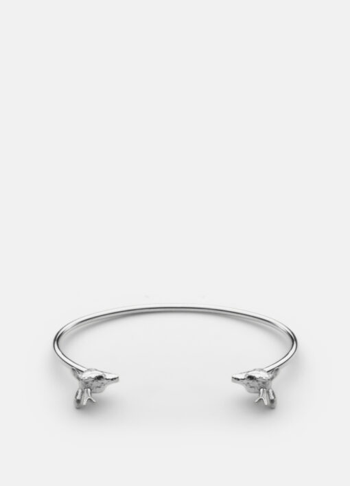 Skultuna Deer Cuff Thin Polished Steel - Image 3
