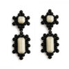 Maison 203 Stones Earrings L Black Naturel