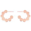 Kirju Circle Of Love Earrings Rose Gold