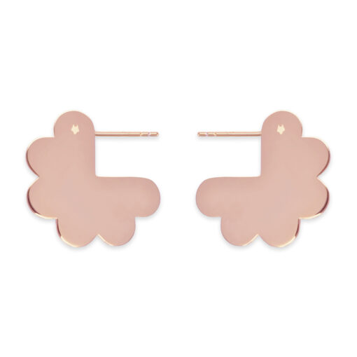 Kirju Clover Earrings Rose Gold