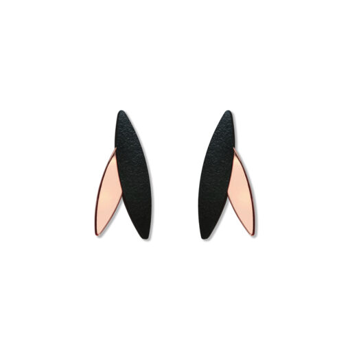 Chromophobia Earrings “Mini Fly” Rose Gold