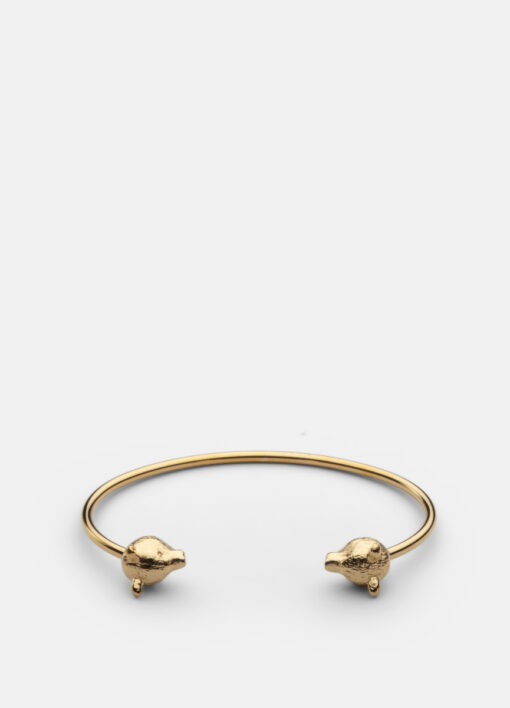 Skultuna Bear Cuff Thin Gold plated - Image 3