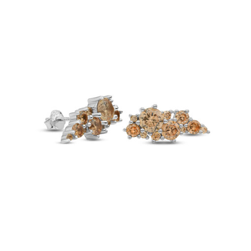 Kirju Champagne Earrings Silver