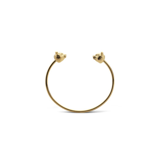 Skultuna Bear Cuff Thin Gold plated