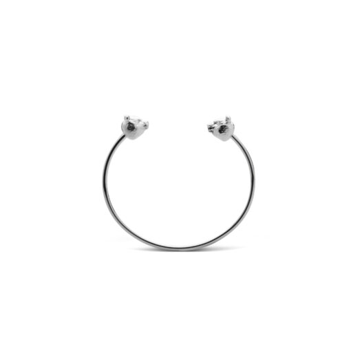 Skultuna Bear Cuff Thin Polished Steel