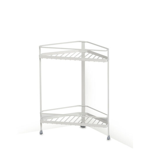 Corner Shelf Metal White - Image 3