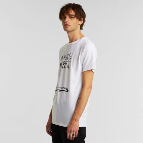 Dedicated T-shirt Stockholm All Out Boat Off-White - TALI Concept